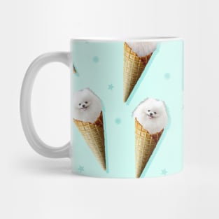 ice cream pomeranian Mug